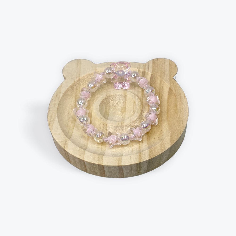Cartoon Bear Stretchy Clear Bead Bracelet Charms By Prince™