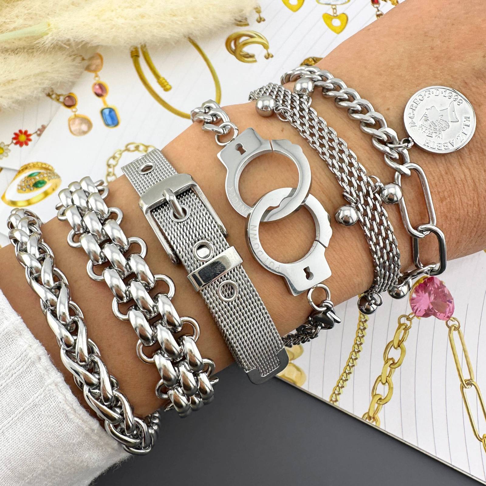Bracelet, Stainless Steel Intensity