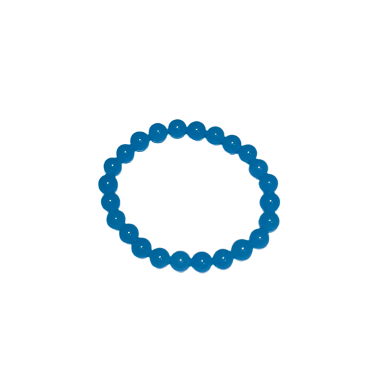 Blue Fluorescent Stone Beaded Bracelet Charms By Prince™