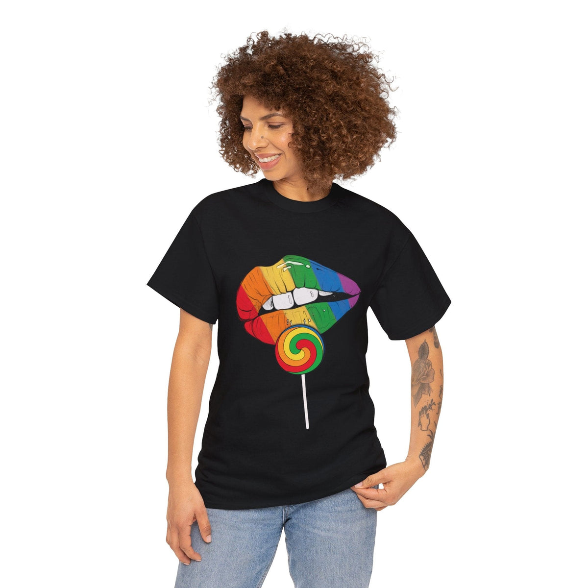 Rainbow Pride Lips Shirt, LGBT Lips Shirt, LGBTQ+ Shirt, Pride Week Shirt, Pride Shirt, Pride March Shirt, Equality Shirt, Gay Pride Shirt Printify