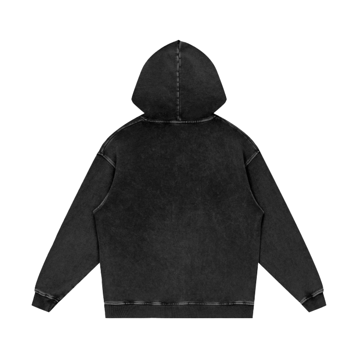 Snow Washed Loose Cotton Hoodie ODMPOD