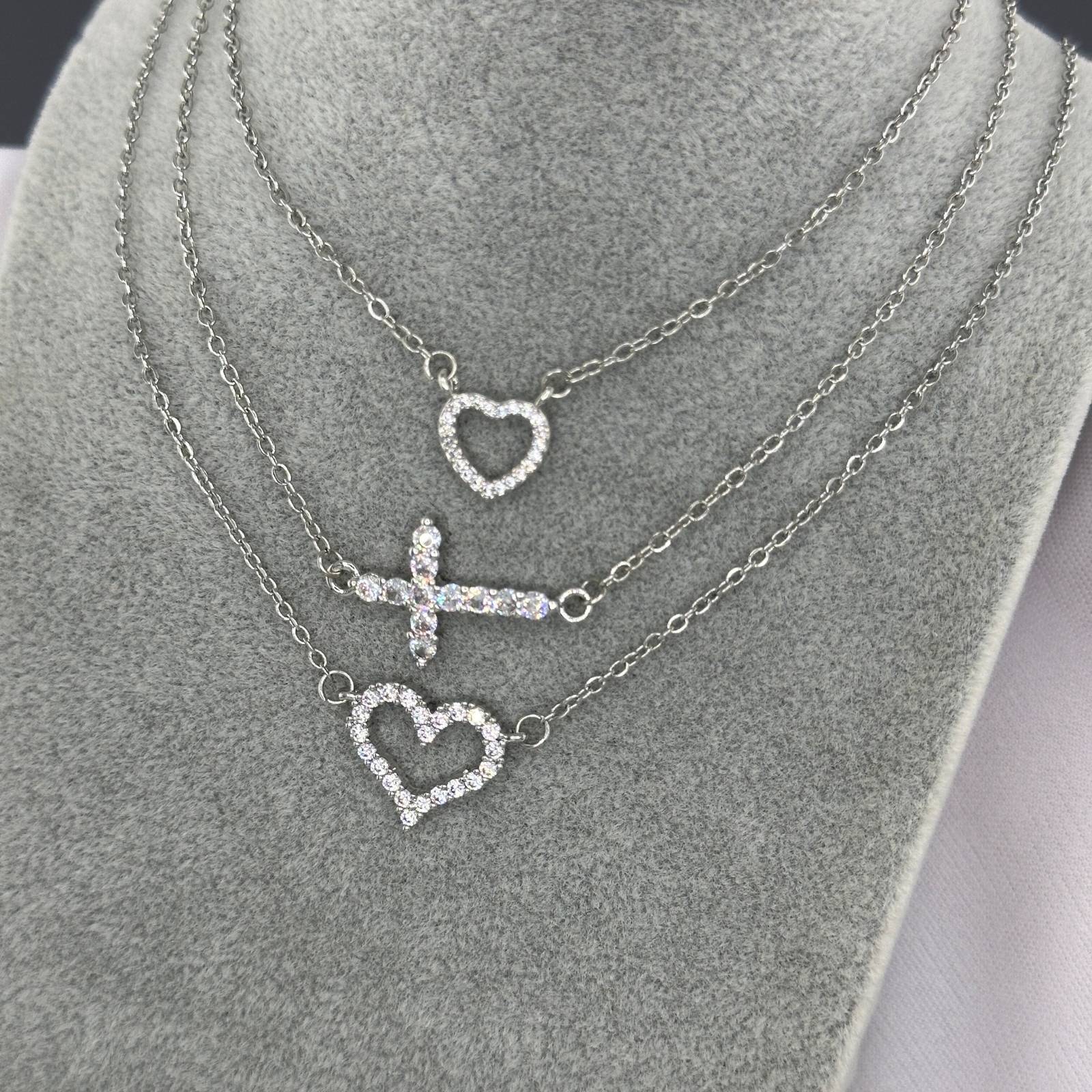 Heart Necklace, Stainless Steel Intensity