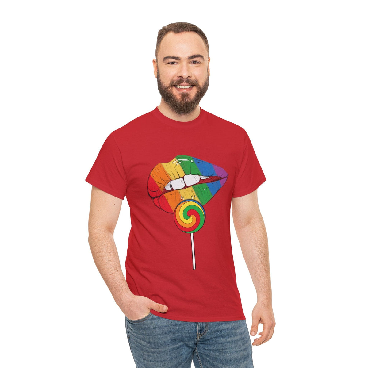 Rainbow Pride Lips Shirt, LGBT Lips Shirt, LGBTQ+ Shirt, Pride Week Shirt, Pride Shirt, Pride March Shirt, Equality Shirt, Gay Pride Shirt Printify