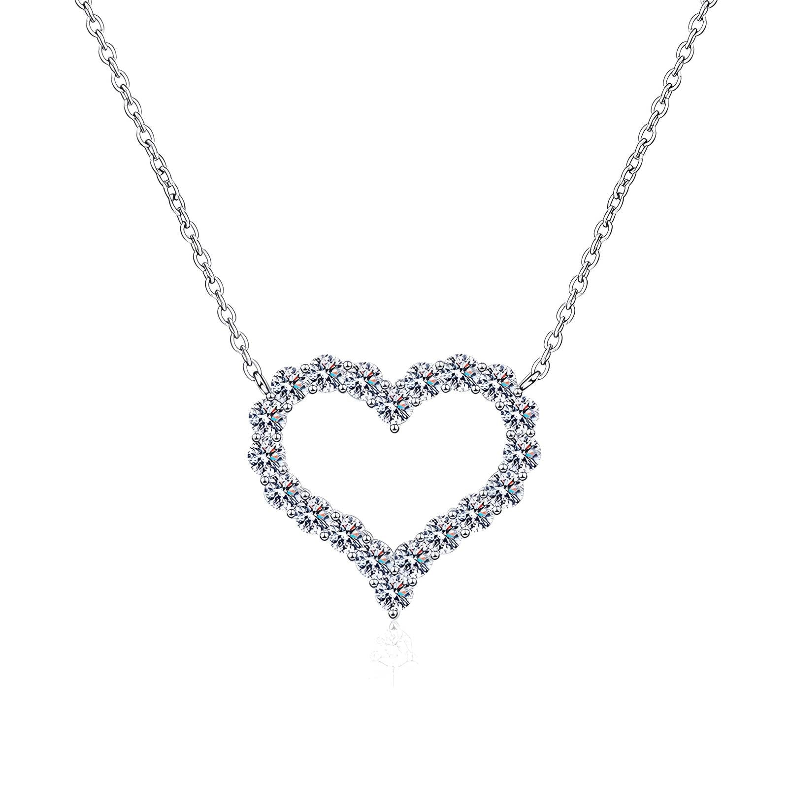 Heart Necklace, Stainless Steel Intensity