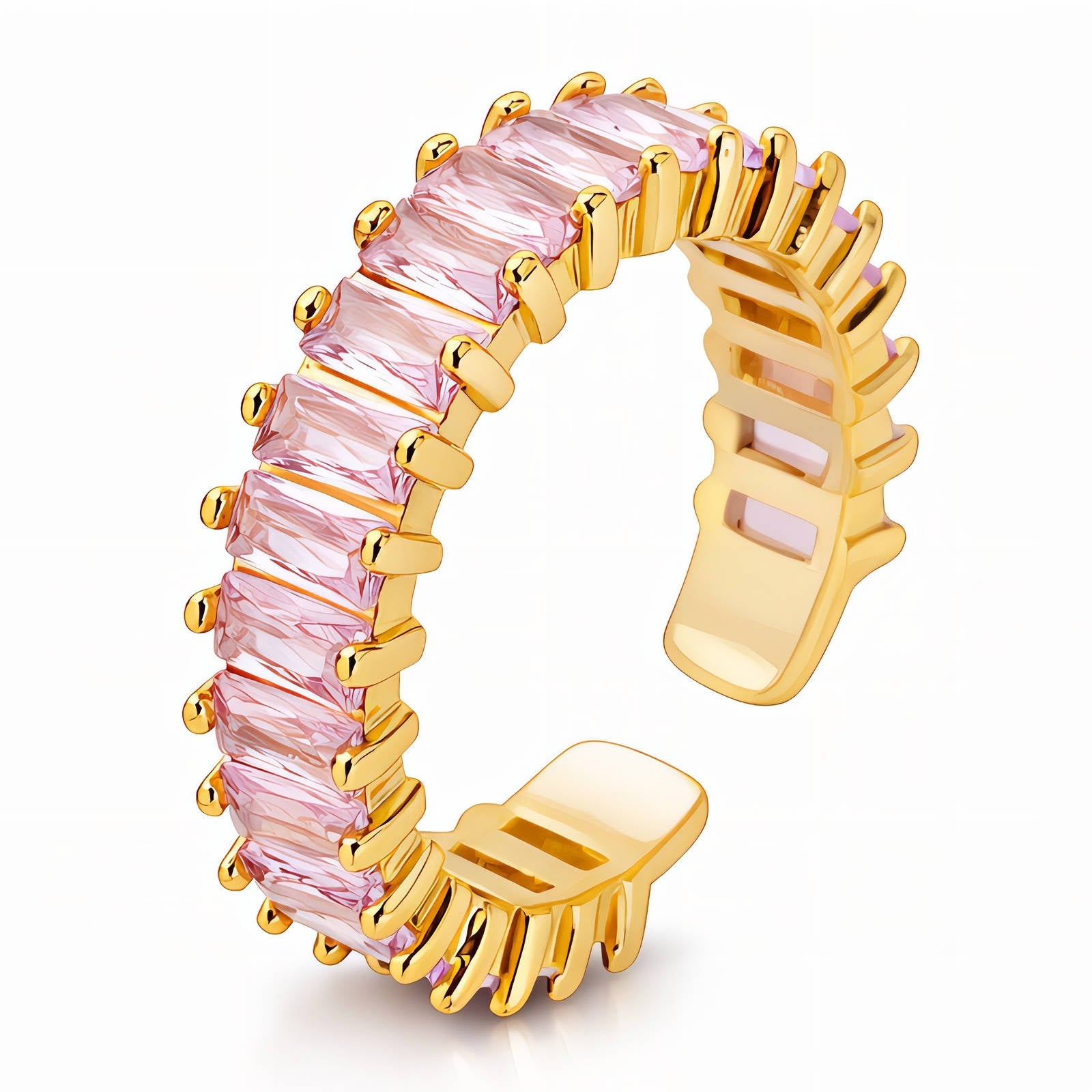 Ring, 18K Gold Plated Steel Intensity