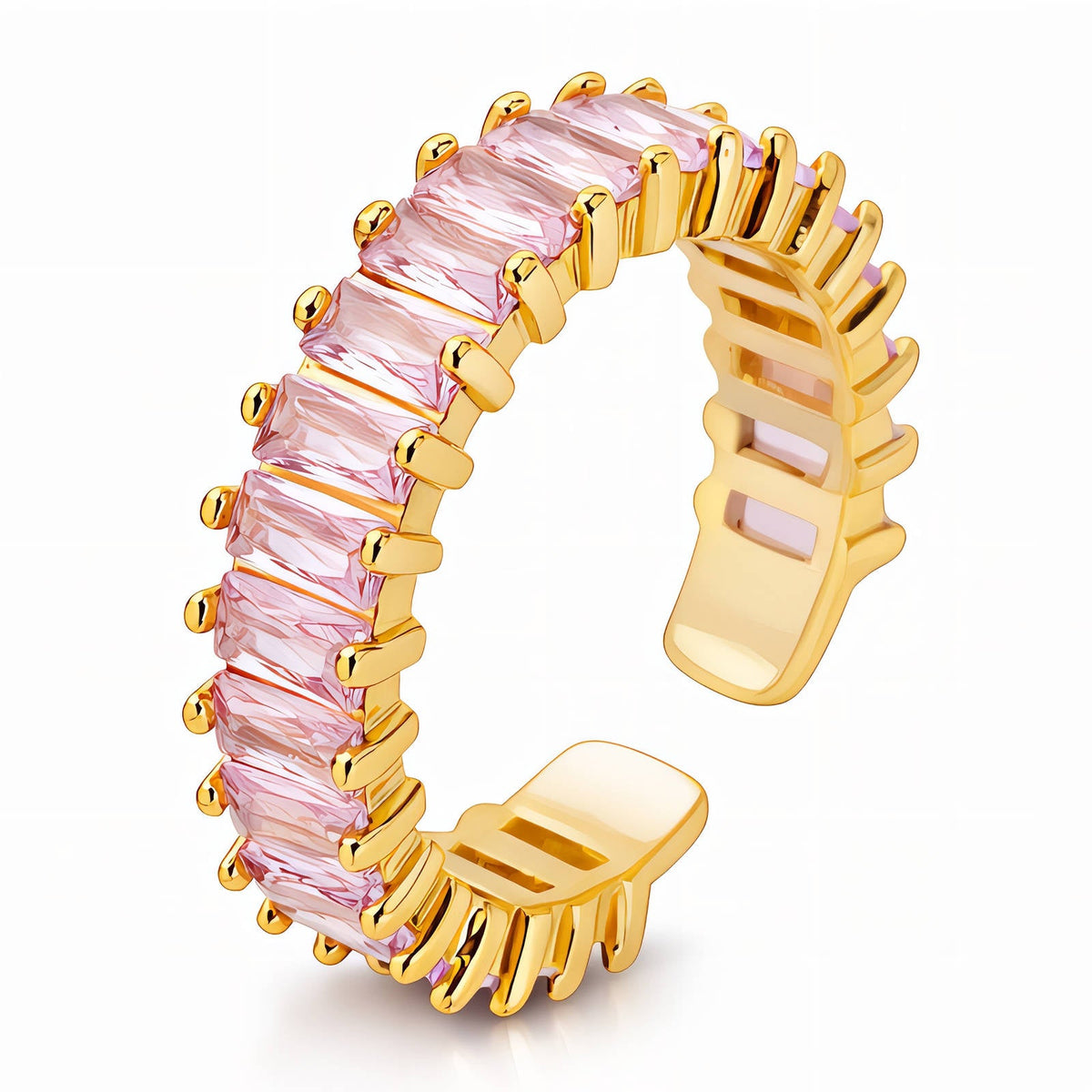 Ring, 18K Gold Plated Steel Intensity
