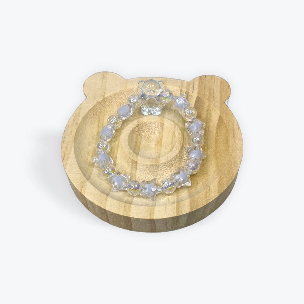 Cartoon Bear Stretchy Clear Bead Bracelet Charms By Prince™