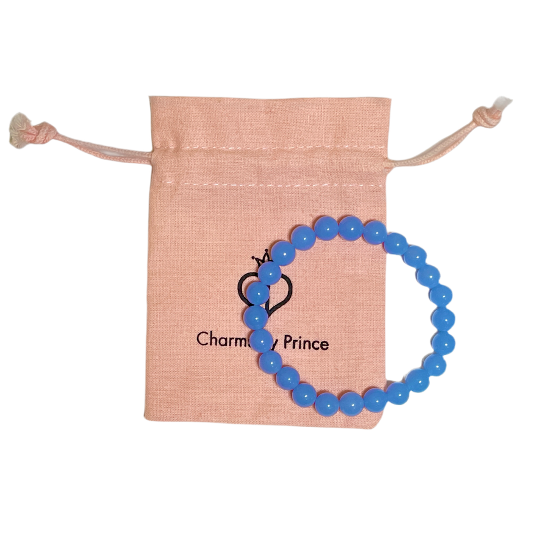 Blue Fluorescent Stone Beaded Bracelet Charms By Prince™