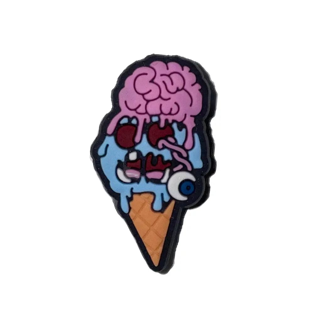 Brain Ice Cream Cone Crocs Charm Charms By Prince