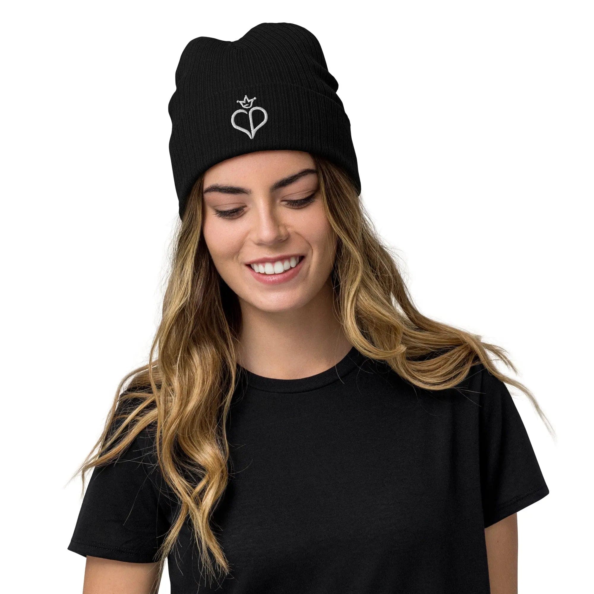 CBP Ribbed Knit Beanie - Black Charms By Prince