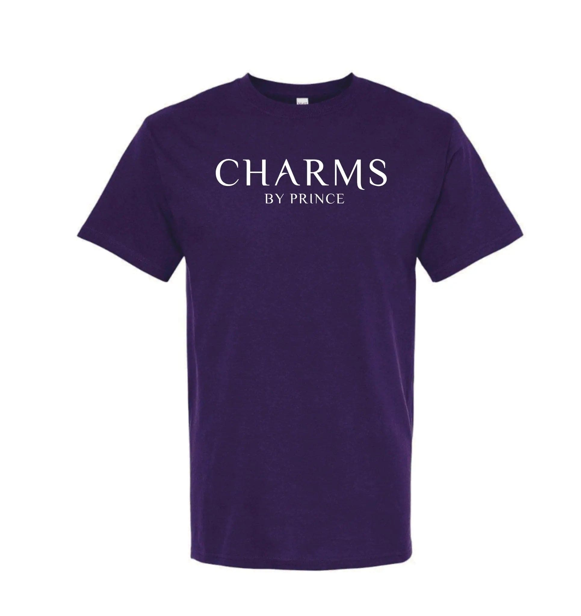Charms by Prince Purple Short Sleeve T-Shirt Charms By Prince