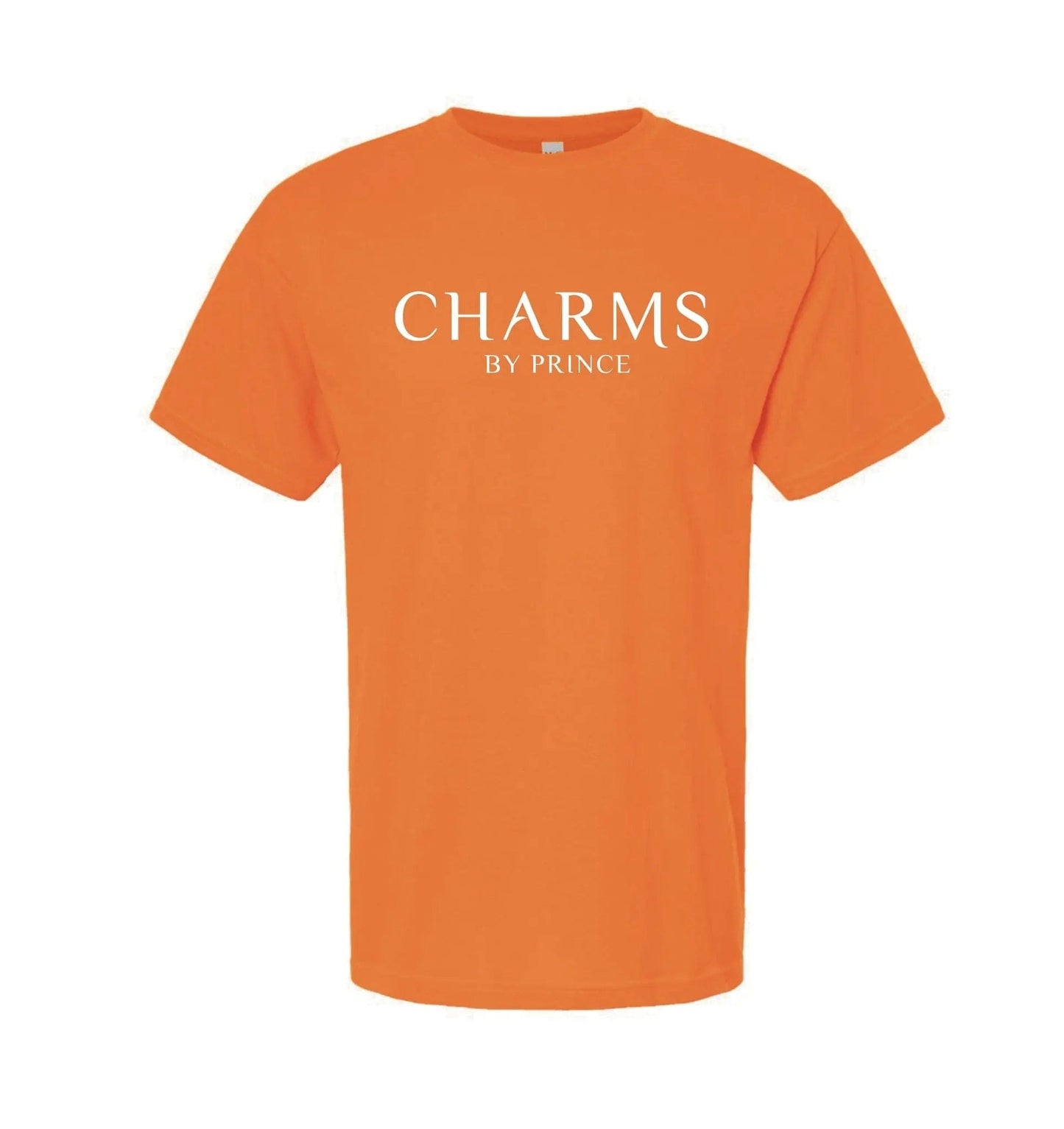 Charms by Prince Safety Orange Short Sleeve T-Shirt Charms By Prince