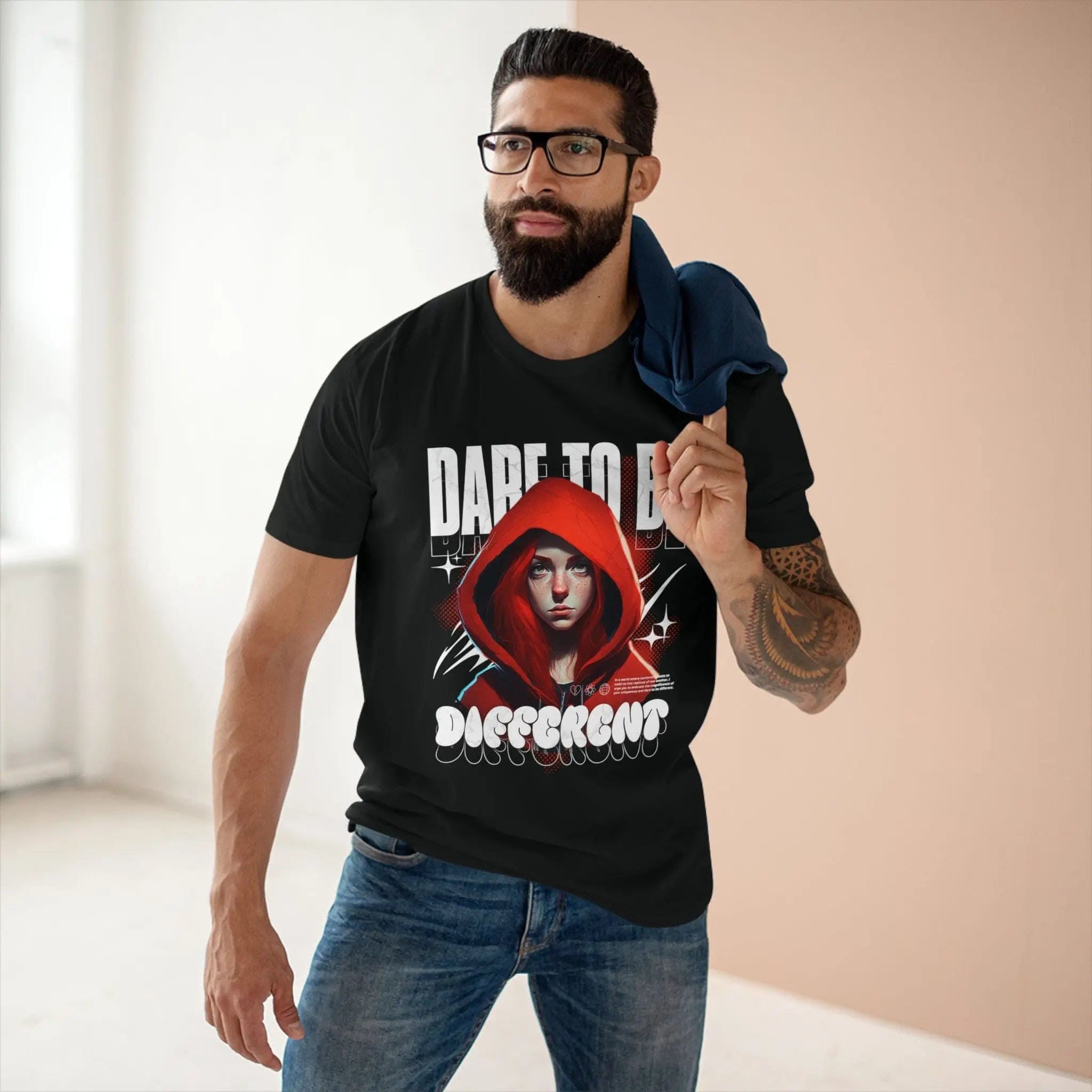 Dare To Be Different Staple Tee Printify