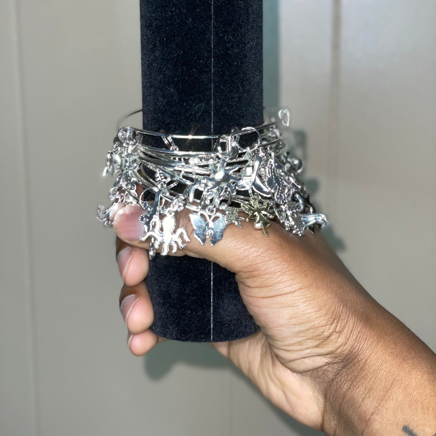 Silver Basic Bangle Charms By Prince™