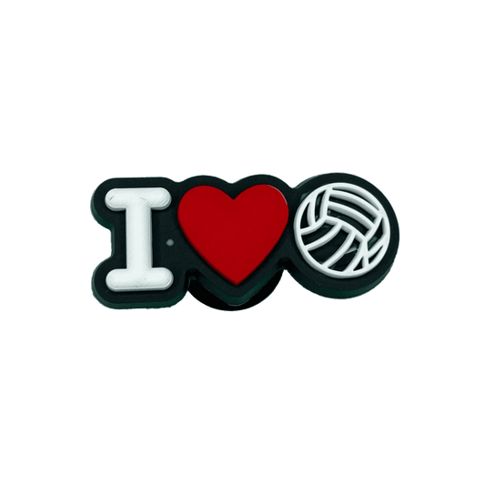 I Heart Volley Ball Charm Charms By Prince