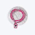 Pink Barb Bead Bracelet Set Charms By Prince™