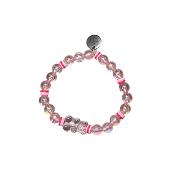 Pink Frosty Charm Clay Bead Bracelet Charms By Prince™