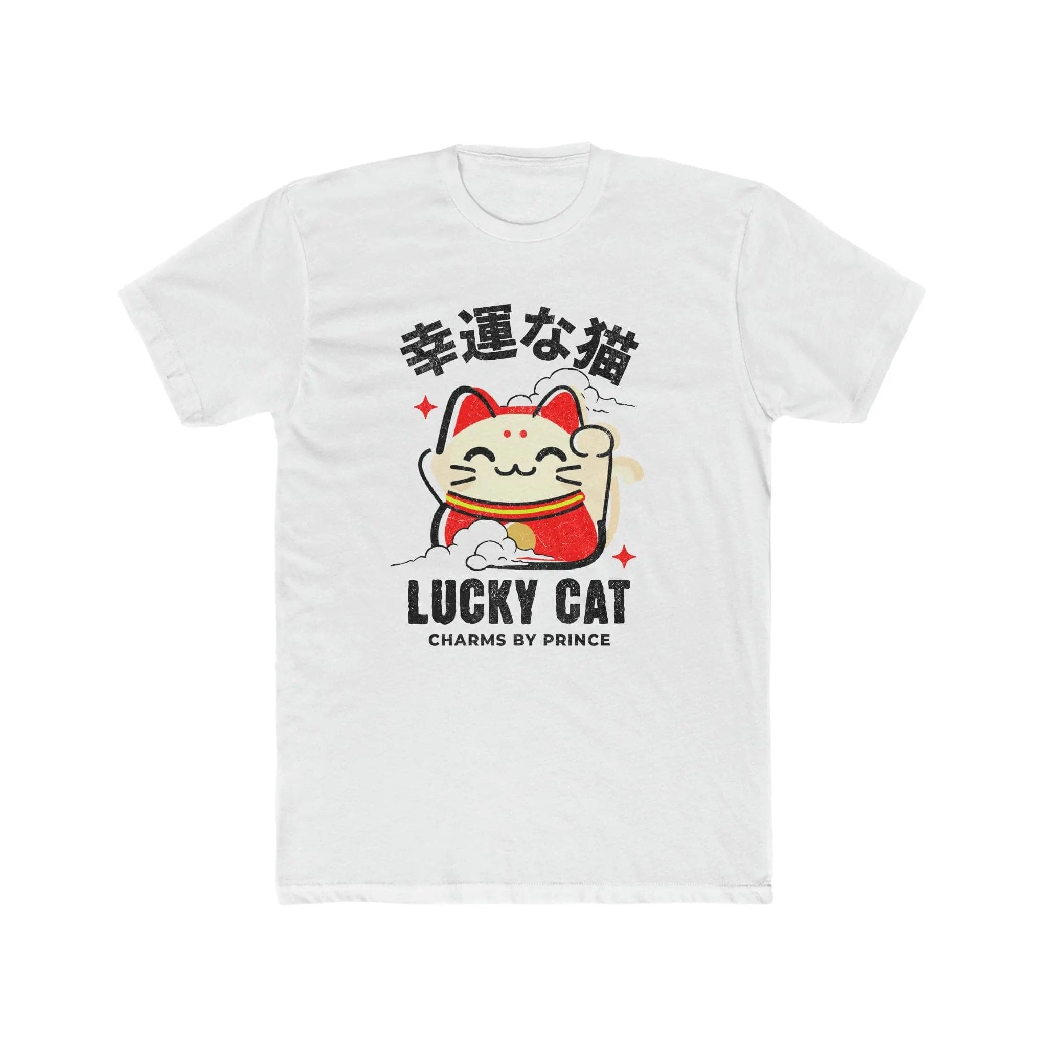 Lucky Kat Cotton Crew Tee Printify
