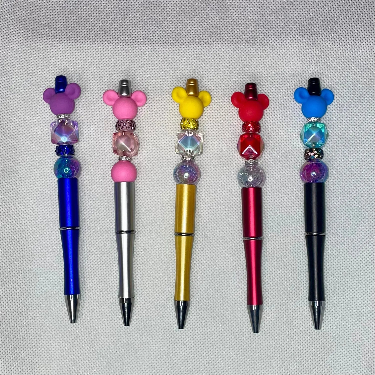 Luxury Mickey-inspired Hand-Beaded Pens - Charms By Prince™