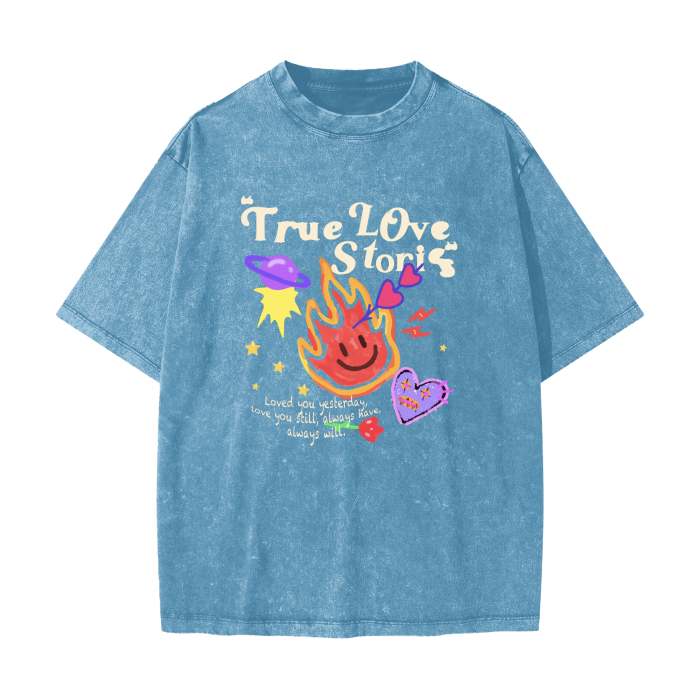 Heavyweight Snow Washed T-Shirt ODMPOD