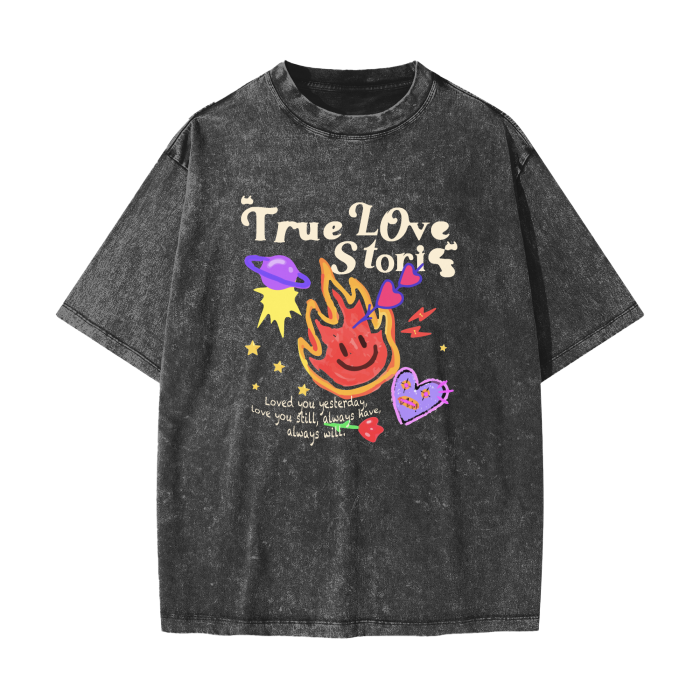 Heavyweight Snow Washed T-Shirt ODMPOD