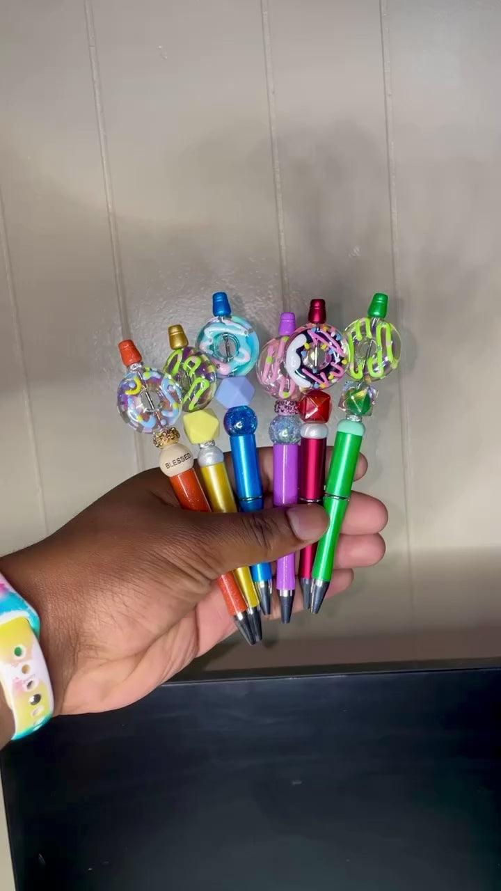 Mystery Donut Charm Pen
